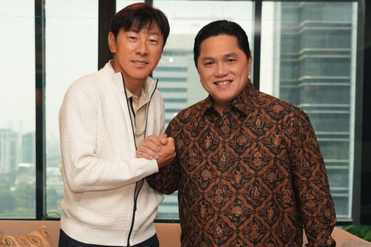 Erick Thohir Ajak Suporter untuk 'Move On' dari Kluivert dan Shin Tae-yong